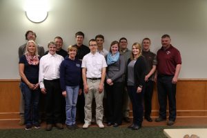 Thanks to these talented students from Newaygo County Career Tech for bringing the Memorial Garden Arch to life!